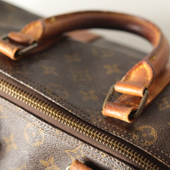 SOLD_Well-loved well-traveled Louis Vuitton monogram duffle bag ISO new home - Picture 3 of 15